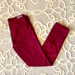 AG | Stilt Cigarette Red Pants